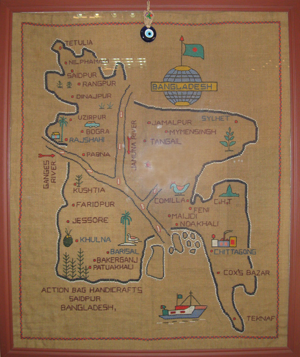 j�t ipli�inin vatan� Bangladesh Haritas�